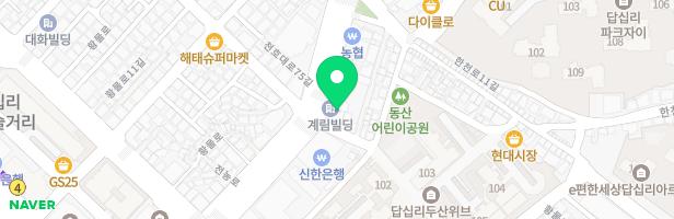 우리끼리키즈카페 스포츠마을(서울 답십리점) 지도 이미지