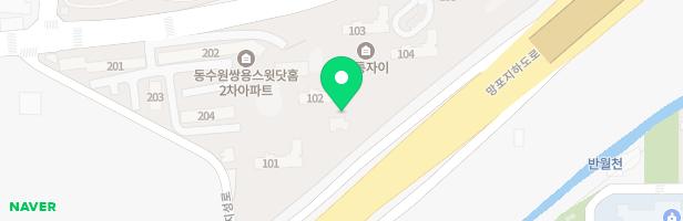 영통자이아파트 어린이집앞 유아놀이터 지도 이미지