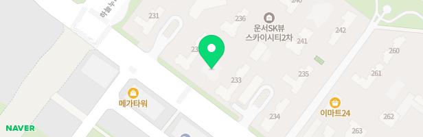 운서SK뷰스카이시티2차 어린이놀이터(233동앞) 지도 이미지
