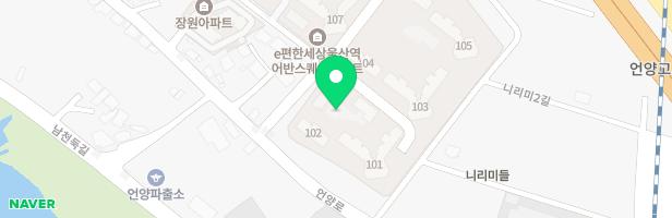 e편한세상울산역어반스퀘어 어린이놀이터(102동 앞) 지도 이미지