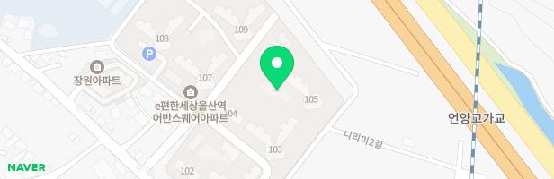 e편한세상울산역어반스퀘어 어린이놀이터(105동 뒤) 지도 이미지