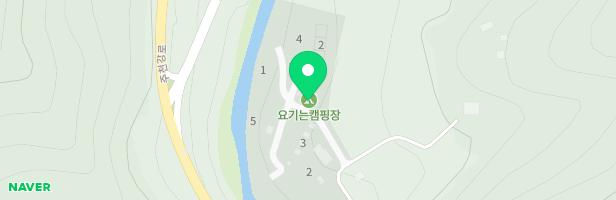 요기는캠핑장 지도 이미지