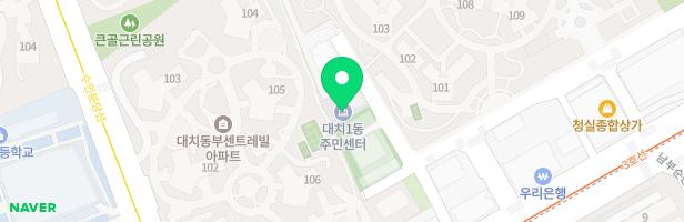 대치 더 클래스 지도 이미지