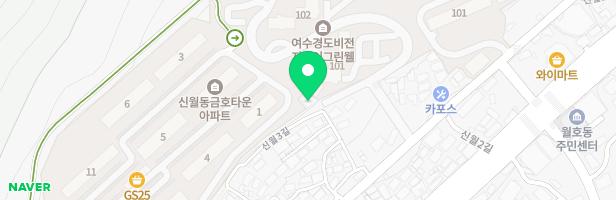 경도비전 지에이그린웰 어린이놀이터 주민공동시설 뒤 지도 이미지