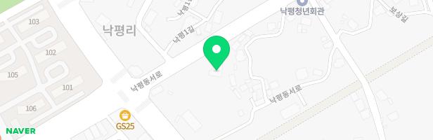 무지개재능유치원 실내누리놀이터 지도 이미지