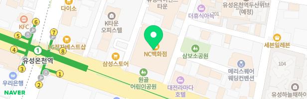 NC유성점 챔피언더블랙벨트 지도 이미지