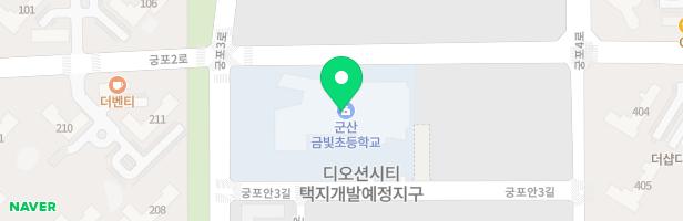 군산금빛초등학교 병설유치원 놀이터 지도 이미지