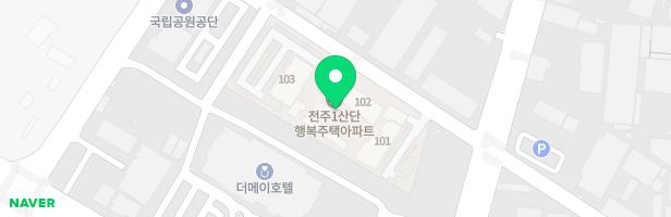 행복주택 어린이집옆 유아놀이터 지도 이미지