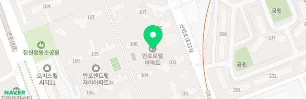르엘 신반포 센트럴 103동 앞 어린이놀이터2 지도 이미지