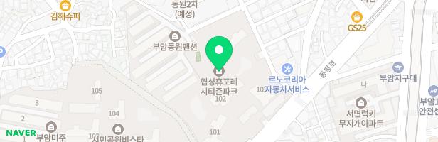 부산 협성휴포레시티즌파크아파트 실내놀이터 지도 이미지