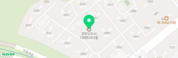 검단신도시디에트르더힐 어린이놀이터3 (2907동 앞) 지도 이미지
