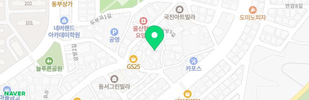 화봉어린이집 지도 이미지