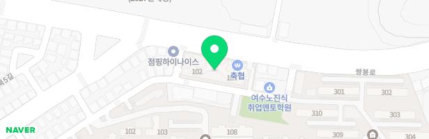 여수신기휴스티지아파트 어린이놀이시설 지도 이미지