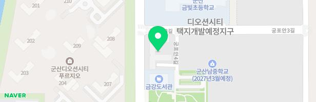 군산가람유치원 실내놀이터 지도 이미지