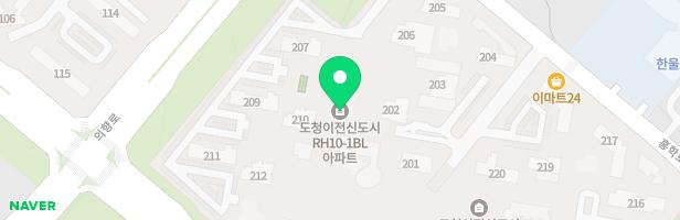한울마을2단지 1BL 어린이놀이터3 지도 이미지
