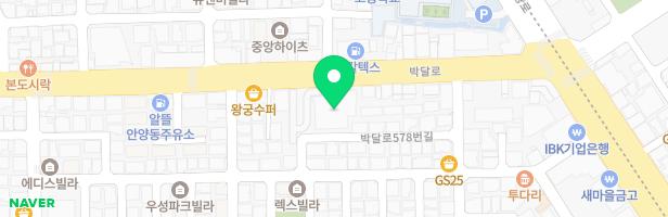 안양교회 실내키즈존 지도 이미지