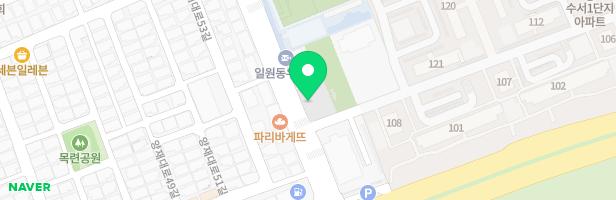 개포상록스타힐스 제3어린이놀이터 지도 이미지
