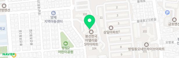 방림한국아델리움 어린이놀이터 지도 이미지