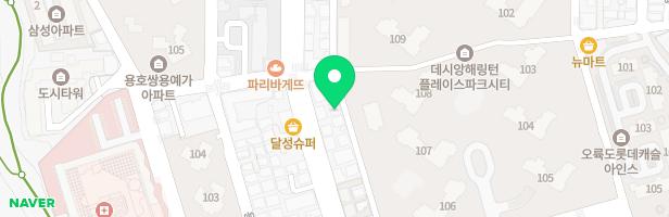 데시앙해링턴플레이스파크시티 어린이놀이터3(106동과 107동 사이) 지도 이미지
