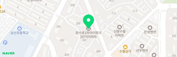 문수로아이파크2단지 201동 (용머리놀이터) 지도 이미지
