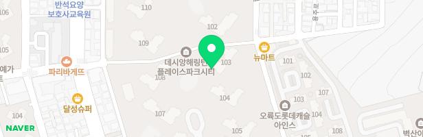 데시앙해링턴플레이스파크시티 어린이놀이터4 (108동 앞) 지도 이미지