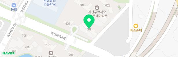 과천 푸르지오 벨라르테 604동 어린이놀이터1 지도 이미지