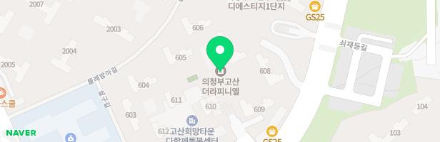 고산더라피니엘 어린이집 유아놀이터 지도 이미지