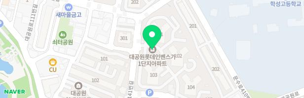 대공원롯데인벤스아파트1단지 103동 놀이터 지도 이미지