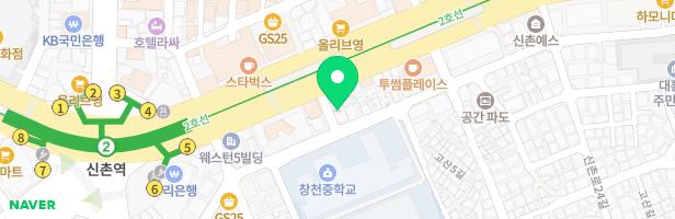 마포라이즈어학원 놀이시설 지도 이미지