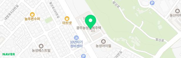 광주농성1행복주택 아파트 어린이놀이터 지도 이미지