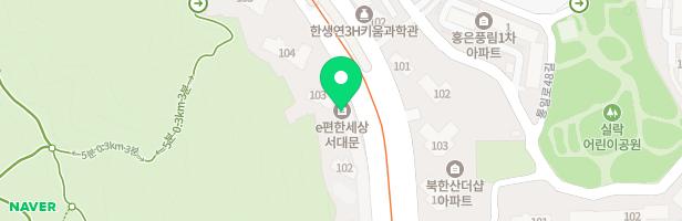 e편한세상 서대문 어린이놀이터2(105동) 지도 이미지
