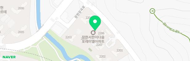 포레미엘아파트 어린이물놀이터 지도 이미지