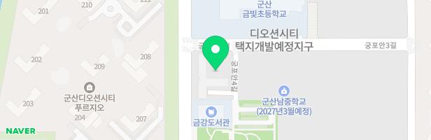 군산가람유치원 실내놀이터2 지도 이미지