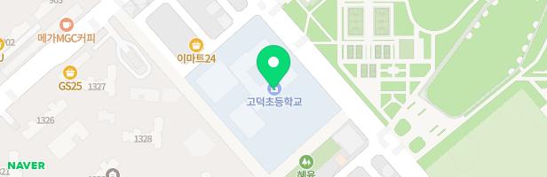 고덕초등학교 실외 놀이터 지도 이미지
