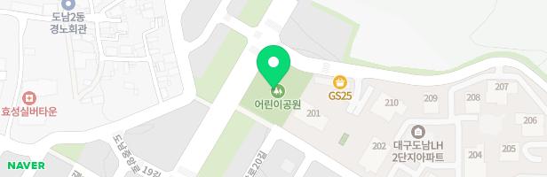 하늘공원(대구도남 공공주택지구 조경공사 제5호 어린이공원) 지도 이미지
