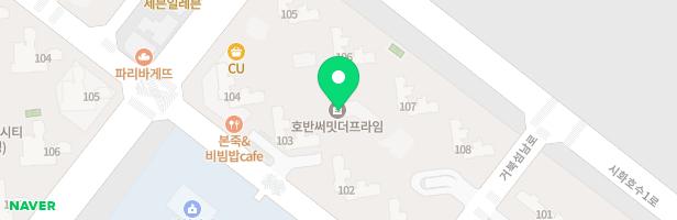 호반써밋더프라임 아파트 어린이놀이터2 지도 이미지
