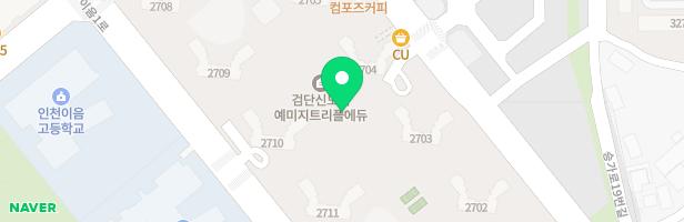 검단신도시 예미지트리블에듀아파트- 키즈존 지도 이미지