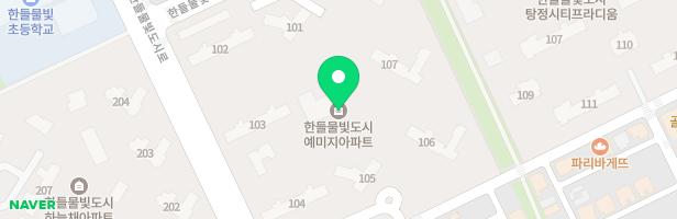 한들물빛도시예미지1층 - 키즈카페 지도 이미지