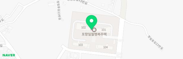 포항 일월 행복주택 유아놀이터1 지도 이미지