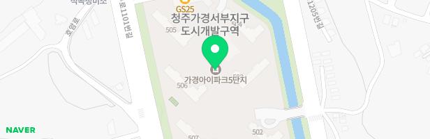 가경아이파크5단지 어린이놀이터1(503동, 504동 사이) 지도 이미지