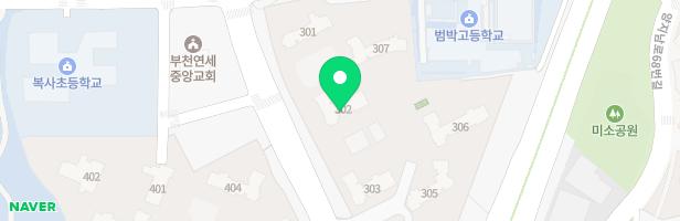 부천일루미스테이트 어린이놀이터 302동 앞 지도 이미지