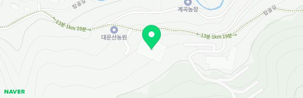 대운산생태숲 어린이놀이터2(유아숲체험원) 지도 이미지