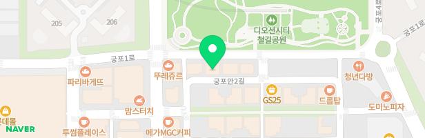우리끼리키즈카페 블록마을 군산 디오션점 지도 이미지