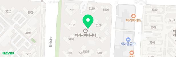 위례자이더시티 아파트 5106동앞 어린이놀이터 지도 이미지