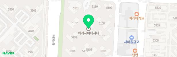 위례자이더시티 아파트 어린이집앞 유아놀이터 지도 이미지