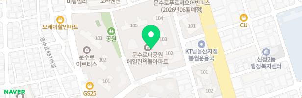 문수로대공원에일린의뜰 (102동 앞 놀이터) 지도 이미지