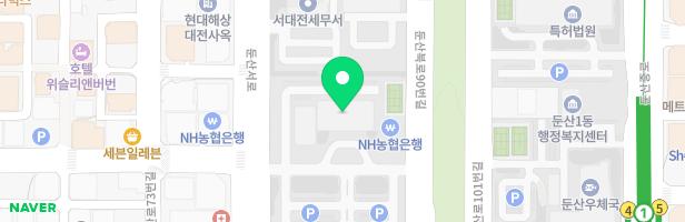 대전광역시교육청 직장어린이집 지도 이미지