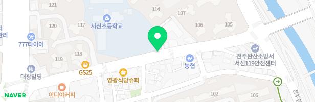 전주서신초등학교병설유치원 놀이시설(실외) 지도 이미지