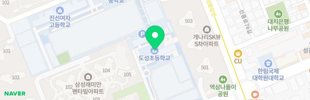 서울도성초등학교 꿈담놀이터 지도 이미지