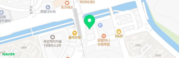 한마음정육식당 목감역점 지도 이미지